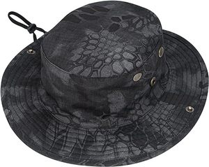 Camouflage <b>Bucket</b> <b>Hat</b> Adjustable Brim Outdoor Sun Protection <b>Hat</b> for Men <b>Women</b> Polyester Canvas Style Casual Spring Summer Wear - Product Image 4