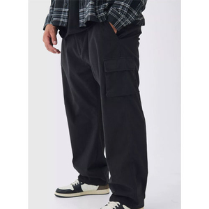 Newest Style Terry Cotton Baggy <b>Trouser</b> Regular Fit Wide Leg Sweat Jogger Flared Pants Men Plus Size Waterproof - Product Image 2