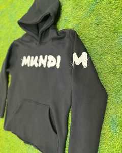 เสื้อสเวตเตอร์มีฮู้ดสำหรับทุกเพศเสื้อวอร์มผ้าฝ้ายฝรั่งเศสผ้าเทอร์ริปซีดจางมีซิปซักแบบวินเทจ - Product Image 5