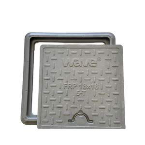 ฝาปิดท่อระบายน้ำทรงสี่เหลี่ยม FRP พรีเมียม ขนาด 18x18 นิ้ว ฝาครอบสำหรับงานก่อสร้าง รับน้ำหนักได้ 3 ตัน โซลูชั่นพื้นอุตสาหกรรม - Product Image 6