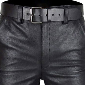 Shorts de sport en cuir satiné pour homme, taille haute élastique, écologiques, élégants, confortables, durables, respirants et coupe-vent - Product Image 6