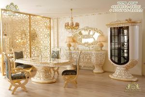 Muebles de Comedor Tallados Reales para Apartamentos de Lujo, Muebles de Comedor Tallados a Mano Más Recientes, Últimos Muebles de Comedor Europeos del Reino Unido - Product Image 2