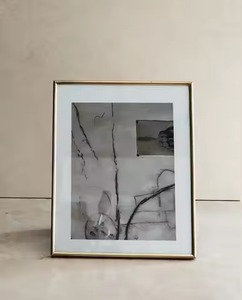 Elegant Home Metal Glass Photo <b>Frame</b> Modern <b>Picture</b> Display Interior Accent Piece - Product Image 3