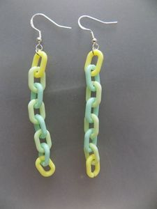 Pendientes de Clip de Resina con Flores Prensadas, Hojas Botánicas y Diseño Geométrico Abstracto para Mujer, Estilo Clásico, Marca H a CRAFT - Product Image 4