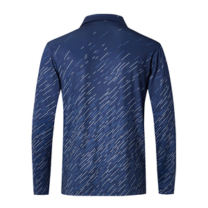 สไตล์ลำลองสำหรับใส่ในสำนักงาน เสื้อโปโลสำหรับทุกเพศ เสื้อโปโลขายดีที่สุด ทรงทันสมัย ผ้าทนทาน เสื้อโปโลขายดีสำหรับผู้ชาย แขนยาว - Product Image 2