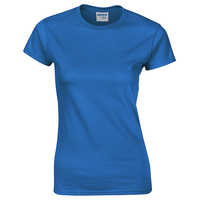 Dames 100% katoenen T-shirt korte mouw effen kleur basic casual ademend modieus T-shirt OEM ODM groothandel