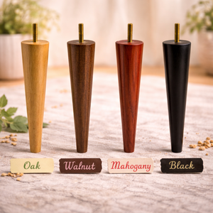 Slim Tapered Solid Wood Furniture Leg Modern Minimalist Style for Sofa Cabinet <b>Coffee</b> <b>Table</b> Replacement - Product Image 5