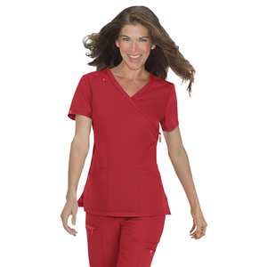 Ensembles de blouses médicales extensibles en tissu polyester et élasthanne, confort 4 directions, uniformes d'infirmières pour hôpitaux, vêtements de travail professionnels - Product Image 4