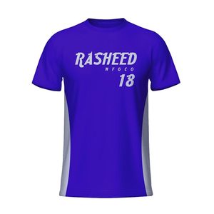 T-shirt pour homme à col rond, best-seller, tissu peigné respirant de haute qualité, service OEM personnalisé avec motif, séchage rapide - Product Image 5