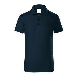 Chemise Oxford pour homme bleu marine à manches courtes 100 % coton, respirante, décontractée, avec motif tricoté, boutonnée sur le devant, coupe classique - Product Image 1