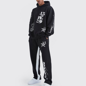Prix de gros OEM Survêtement imprimé en relief pour homme, respirant, confortable, vêtements de sport de haute qualité à prix abordable - Product Image 1