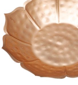 Bol décoratif en métal en forme de fleur pour la décoration de la maison, élégant bol à bougies flottantes pour les festivals, centre de table - Product Image 4