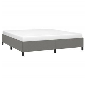 Base de Cama de Madera Sintética Gris Oscuro, Material Duradero de Contrachapado de Poliéster - Product Image 3