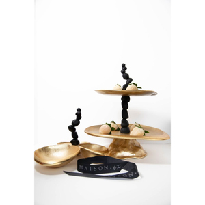 3 Tier Metal <b>Cake</b> Stand Set Handmade Gold Black Multi Layer Home Hotel Table Centerpiece Wedding <b>Decorative</b> <b>Cake</b> Stand <b>Supplies</b> - Product Image 1