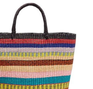 Handmade Seagrass Handbags <b>Woven</b> <b>Tote</b> <b>Bag</b> Luxury <b>Leather</b> Handles Designer Women Straw Hand <b>Bag</b> Eco Friendly Summer Beach OEM - Product Image 3