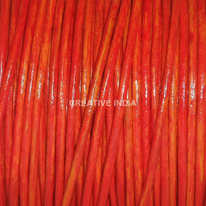 Dernière vente cordons en cuir de forme ronde et plate pour le bricolage pour la fabrication de bijoux Bracelet collier chaussures et ceintures - Product Image 6