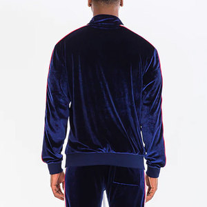 Conjunto deportivo personalizado para hombre, con chaqueta con cremallera y pantalones anchos, ropa deportiva para entrenamiento. - Product Image 6