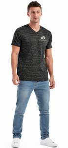 Camiseta de Manga Corta Casual para Hombre, Marca AMY, 100% Algodón, Corte Regular, Lisa, con Logotipo Personalizado al por Mayor - Product Image 4