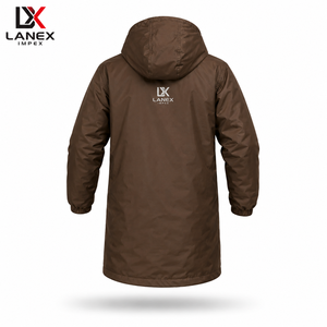 Custom Kids Waterproof Swim Parka Jacket with Hood | Windproof Fleece Lined Long Changing Robe <b>Coat</b> for Swimming Surfing & <b>Beach</b> - Product Image 3