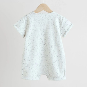 Rompers de algodón orgánico certificado para bebés al por mayor, ropa para recién nacidos, ropa de bebé, body para bebé, venta en línea en India. - Product Image 6