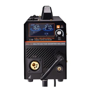 Saldatrice MIG Sinergica 160A 4-in-1 Gas MIG/MIG a filo animato/Stick/Lift TIG Multi-processo 110V/220V per Acciaio - Product Image 6