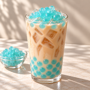 ไข่มุกบัวลอยสีฟ้าสดใส KEI FU สำหรับชานมไข่มุก ขายส่ง - Product Image 3