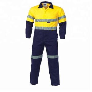 Cotton Polyester FR Fire Resistant Anti Static Work Coveralls Flame Retardant Safety Industrial Protective Workwear Uniform - Product Image 5