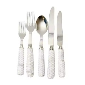 Ensemble de couverts décoratifs en métal pour la maison, les restaurants, les cafés et une présentation élégante de la table à manger - Product Image 6