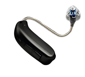 Nuevo Audífono Digital Programable de 64 Canales, Resistente al Agua, Recargable con Batería de Iones de Litio, MINI RITE BTE, Negro Beige, Oticon Intent 1, 24 Bandas - Product Image 3