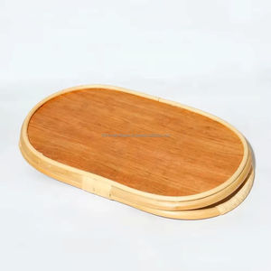 Durable Handmade Rattan <b>Tray</b> Supplier Natural Eco Friendly Serving <b>Tray</b> Lightweight Sustainable from Vietnam - Product Image 3