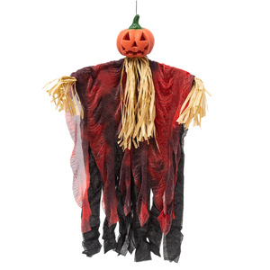 Nouvelle décoration suspendue d'Halloween de 3 pieds : Fantôme, Dieu de la Mort effrayant, Sorcière Épouvantail, pour la mise en scène de maison hantée et de fête - Product Image 5