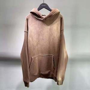 Sudadera Oversize con Efecto Degradado Unisex 100% Algodón French Terry Manga Regular Color Sólido para Otoño - Product Image 5