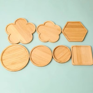 Juego de Posavasos de Bambú, Diseño Floral, Redondos, Cuadrados, Hexagonales, Antideslizantes, de Lujo, Resistentes al Calor, Ecológicos - Product Image 2