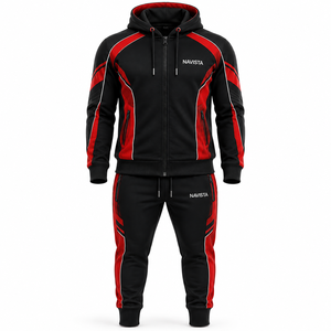 Survêtement unisexe personnalisé 2 pièces, coupe oversize, écologique, imperméable, léger, décontracté, 100 % coton, à capuche, respirant, couleur unie - Product Image 3