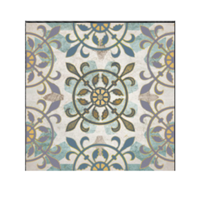 กระเบื้องบุผนังเซรามิกเคลือบเงา ลายสี่เหลี่ยมและวงกลม - Product Image 2