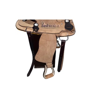 อานม้าหนังแท้สีแทนแบบ Western Roughout รุ่น Wade Tree ขนาด 10 ถึง 18 นิ้ว ยี่ห้อ ASHMIRA EQUESTRIAN - Product Image 4