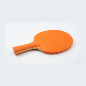 Orange Custom Wood Handle Straight Grip <b>Table</b> <b>Tennis</b> Paddle with Long Pimples Rubber Durable High Quality Training Racket - Product Image 6
