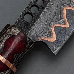 Couteaux de chef de qualité supérieure avec manche robuste et lame tranchante pour la préparation culinaire quotidienne, outils de cuisine professionnels - Product Image 2