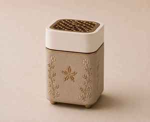 Quemador de Incienso de Madera con Patrón Cortado a Láser, Soporte de Aromaterapia para Uso Doméstico, Decoración para Todas las Estaciones, Diseño Único, Novedad, Ramadán - Product Image 2