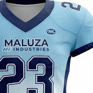 Uniforme de football américain en tissu rip-stop résistant, logo d'équipe personnalisé sublimé, équipement de match de football - Product Image 2