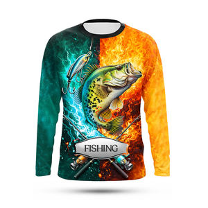 เสื้อแรชการ์ดผู้ชายแขนยาวสำหรับดำน้ำ ป้องกันรังสียูวี แห้งเร็ว ระบายอากาศได้ดี เหมาะสำหรับวิ่งและเดินป่า - Product Image 2