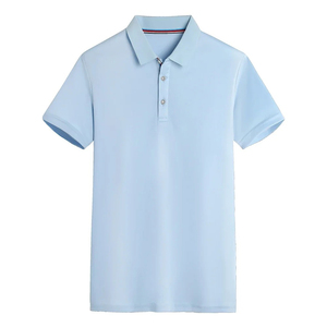 เสื้อโปโลผู้ชายสีดำ ผ้าฝ้ายอ๊อกซ์ฟอร์ด แขนสั้น สวมใส่สบาย ระบายอากาศได้ดี สีพื้น พรีเมียม ติดกระดุม ผลิตโดย OEM ผู้ผลิตจากปากีสถาน - Product Image 5