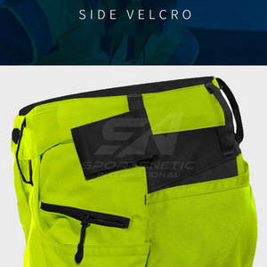 Pantalones de trabajo reflectantes de seguridad, material duradero para trabajadores de carreteras y sitios de construcción, fabricante de Pakistán - Product Image 6