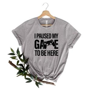 T-shirt à manches courtes en tricot décontracté 100% coton avec motif de personnage |   Ma personne préférée m'appelle Grand-père - 180g - Coupe classique - Product Image 4