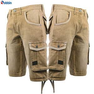 Short en jean nouveau style streetwear pour l'été – Salopette en jean tendance pour homme, personnalisée, qualité supérieure, coupe ajustée, multi-poches - Product Image 5
