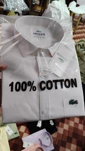 Chemises en coton décontractées pour hommes, style vintage, tissu popeline écologique, manches longues - Product Image 2