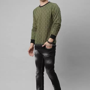 Sudadera de Hombre con Diseño Único, Bordada, de Color Sólido, Informal, Tallas Grandes, Poliéster/Algodón/Felpa, Personalizable - Product Image 4