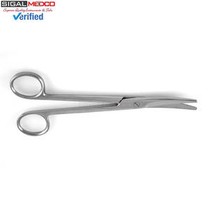 Tijeras de Disección Mayo de 6.75 Pulgadas, Curvas, de Acero Inoxidable, Instrumento Quirúrgico Manual para Disección Precisa de Tejidos, con Certificación CE - Product Image 3