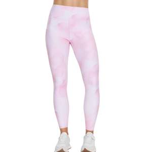 Leggings de Yoga Personalizados al por Mayor para Mujer, Cintura Alta, Spandex/Nylon Sólido, Transpirables, de Secado Rápido, para Entrenamiento, Fitness, Gimnasio, OEM, ODM - Product Image 3