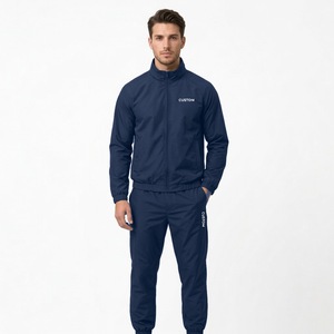 Men Windbreaker Set Digital Sublimation Print Polyester Sportswear Jacket Pants Custom Apparel Supplier - Product Image 3